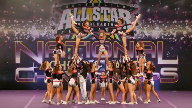 cheerleading australian team stars cheer compete finals melbourne thousands finale championships finish perfect credit traynor darrian