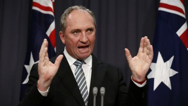 Nationals leader Barnaby Joyce was behind the APVMA's controversial forced move.
