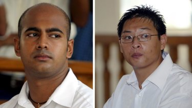 Executed: Australians Myuran Sukumaran and Andrew Chan.