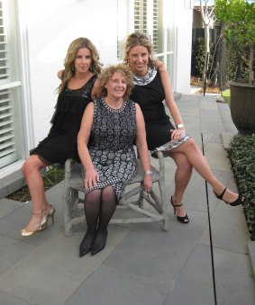 Baggy's boutique founder Rachel Silverman (centre) with her daughters Nicole (left) and Rebecca. The store is closing in December after 45 years.