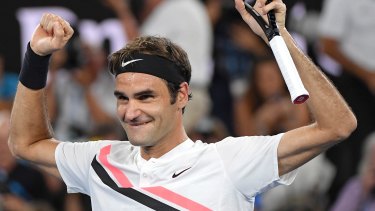 Roger Federer celebrates his 20th grand slam victory after defeating a dogged Marin Cilic of Croatia.