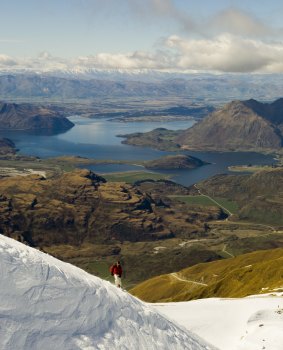 The scenery in New Zealand ski-fields is nearly as good as the skiing.