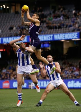 Michael Walters is now a high-flying, dangerous forward for Fremantle.
