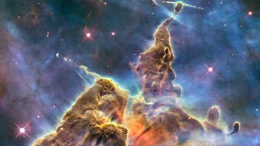 Scientists can now see stars in great detail, as seen in this Hubble photo of one of the largest seen star-birth regions in the galaxy, the Carina Nebula. 
