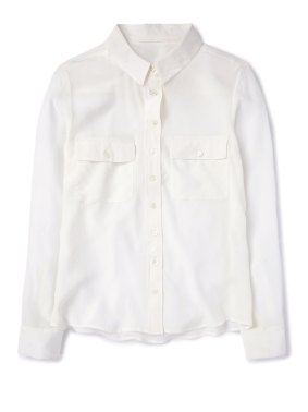 Boden Fleur silk shirt, $148.

