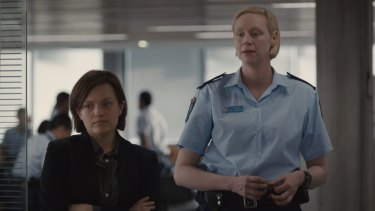 Elisabeth Moss and Gwendoline Christie in Top of the Lake: China Girl.