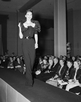 The parade held at David Jones in 1948 was the first time the Christian Dior collection was shown outside of Paris.