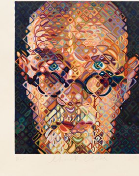 Chuck Close, <i>Self-Portrait</i>, 2014, Chuck Close, courtesy Pace Gallery, photography courtesy Pace Prints