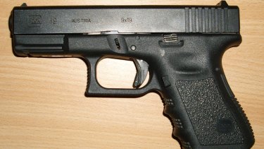 Used during a sexual encounter: A Glock.