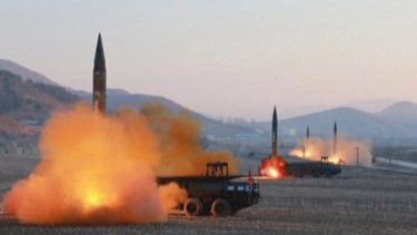 North Korea launched four missiles last month in an undisclosed location.