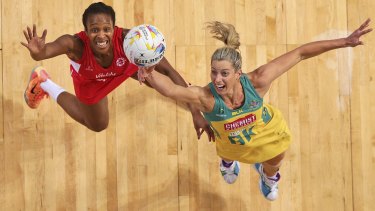 Goals on and off the court: players like Laura Geitz have provided the on-court action but INF president Molly Rhone has declared Sydney's Netball World Cup the best ever.