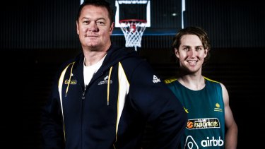 Longley as a coach with Cameron Bairstow. 