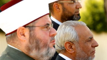 The Grand Mufti of Australia, Dr Ibrahim Abu Mohammed (right), and Sheikh Yahya Safi (left), of the Lakemba mosque, have backed a fatwa against Islamic State.