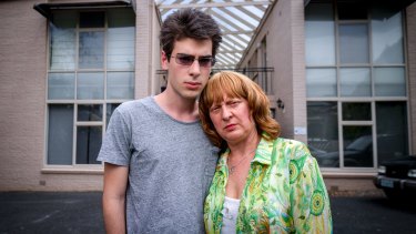 Alexander Tashevski-Beckwith (with his mother Marika) was planning to buy his first home in St Kilda.