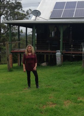 Gail Missen at her home, on a property near Kempsey.