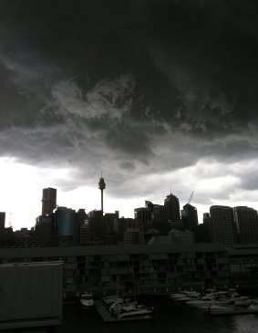 Sydney is expected to cop heavy rain and hail.