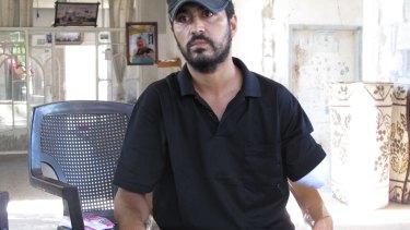 Nabil Siyam, 33, lost his left arm in the attack on July 21 in which his wife and four children were killed. A fifth child is dangerously ill in hospital.