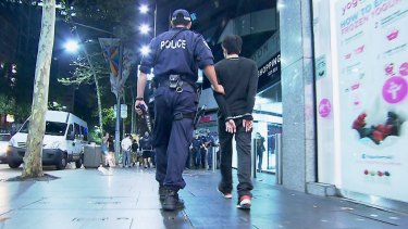 Aggressive behaviour has increased outside Sydney bars since the introduction of the lockout.