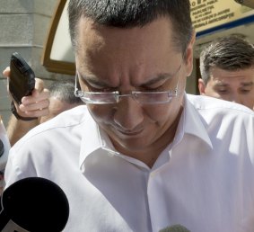 Resigned: Romanian Prime Minister Victor Ponta.