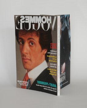 Chris Bond aims to trick viewers with his <i>Vogue Hommes, September 1986, mirror</I>.