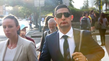 Anthony Saliba leaves the NSW Supreme Court on Monday April 18, 2016.