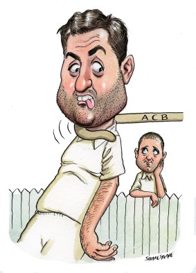 How the Herald captured Katich's exclusion from the ACB's national list of contracted players in 2011.