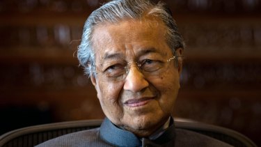 Mahathir Mohamad, Malaysia's former prime minister.