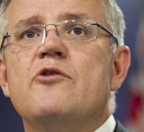 Social Services Minister Scott Morrison is leading the government's budget sell.