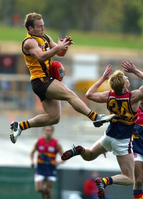 Lance Picioane during his playing days with the Hawks.