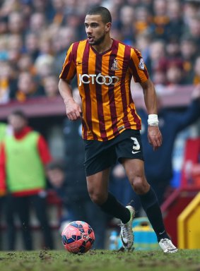 Big inclusion: James Meredith playing for Bradford City.