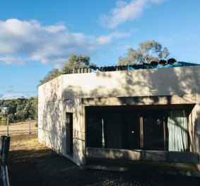 One of the increasingly dilapidated buildings at the former CSIRO site in Campbell.