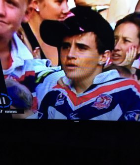 Roosters fan: Josh Reynolds loved the Roosters and Brad Fittler in particular as a young teenager.