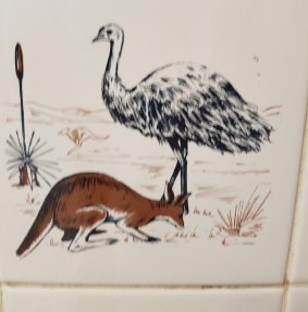Another tile in the men's toilet in the Sussex Inlet RSL. 