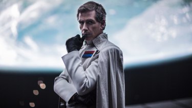 Mendelsohn as Director Krennic in Rogue One: A Star Wars Story.