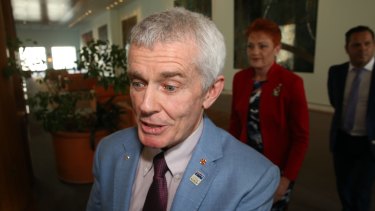 Malcolm Roberts after the High Court ruled him ineligible to be elected to Parliament.