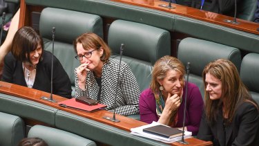 Emotional lower house MPs after the bill passed.