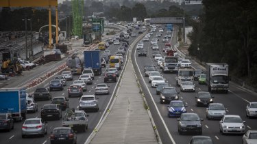 In Sydney, the Baird government is about to introduce tolls on the M4 and there will be no cashback scheme.