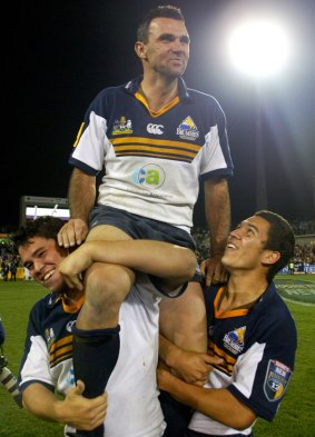 Joe Roff won two Super Rugby titles with the Brumbies and says being part of the club had 'given him so much'.