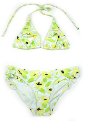Ruth Hurley swimwear:
lemon floral