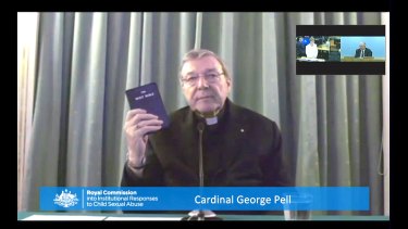  George Pell gives evidence to the Royal Commission from Rome