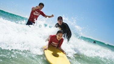 Surf lessons at Burleigh Heads may become much more popular with the news.