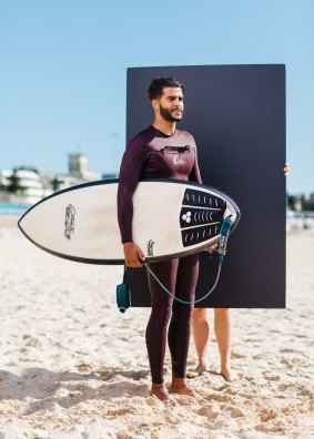 From 'Wake', a series of photographic portraits of surfers at Sydney's Bondi Beach.