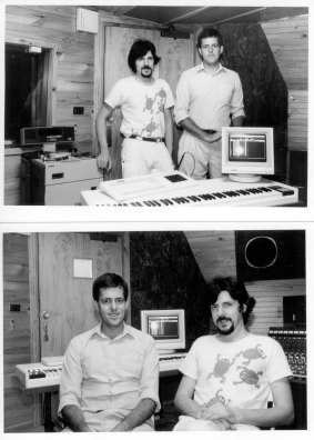 Peter Vogel and Kim Ryrie   and their landmark 1979 invention, the Fairlight CMI (or Computer Musical Instrument) Courtesy: NATIONAL FILM AND SOUND ARCHIVE