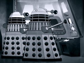 Be afraid: The Daleks congregate.