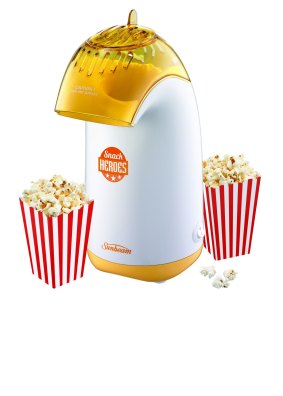 Sleek: The Sunbeam CP4500A Snack Heroes popcorn maker. 