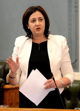 Premier Annastacia Palaszczuk.