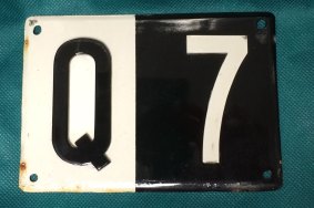 The Q7 number plate is set to be in hot demand.
