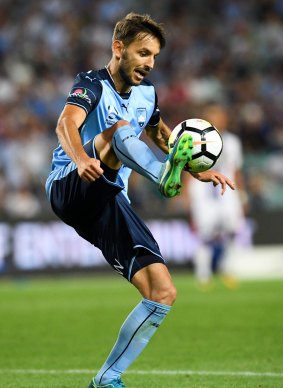 Special: Milos Nonkovic scored a spectacular first goal for the Sky Blues.