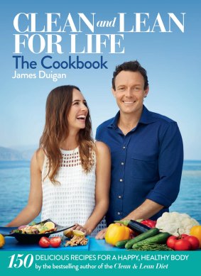 Duigan with wife, Chrissy, on the cover of his new book.