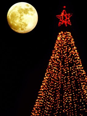 The last time a full moon occurred on Christmas Day was 1977, NASA says.